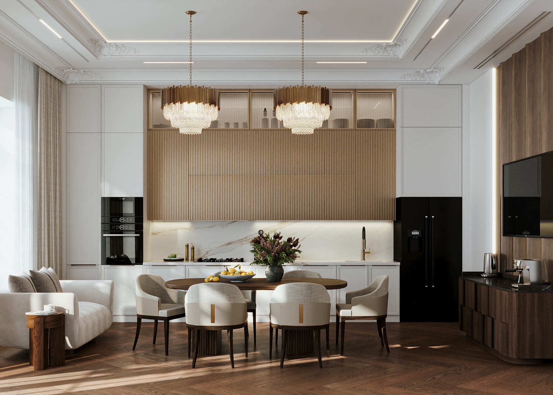 Единая гармония дома в современной классике